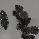 Geyoga 6 Pieces Vintage Hair Barrettes for Women Retro Flower French Pearl Crystal Rhinestones Clips Hair Pins for Women Styling Accessories(Elegant Style)