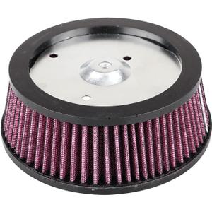 Red Sucker High Flow Stage 1 Air Cleaner Filter Intake Element For Harley Big Twin Cam Touring 1999-2007, Softail 2000-2015 (except 2008-2016 Touring/Trike)
