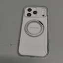 ACESTAR 360 Magnetic Stand Case Compatible with iPhone 17 Pro Max, Rotatable Flexible Ring Holder Phone Cover for Men Women | Compatible with MagSafe | Shockproof & Anti-scratch | Anti-Yellowing (Clear)