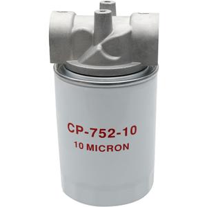 Spin-On Hydraulic Oil Filter Assembly 10 Micron with 3/4" NPT, Hydraulic Return Line Filter Housing for Petroleum-Based Fluids, 20 GPM, 200 PSI, Model 221006 Kit