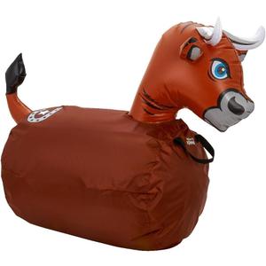 Waddle Hip Hoppers Bouncy Hopper Inflatable Hopping Animal Bouncer, Supports Up to 250 Pounds, Ages 5 and Up (Brown Bull)