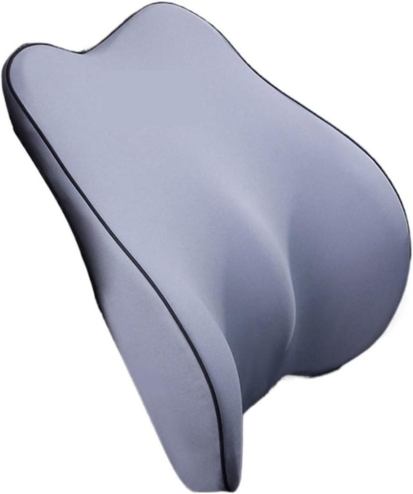Car Headrest Car Fit for Seat Headrest Pillow Neck Lumbar Support Pillow Car Travel Pillow Soft Fit for Seat Back Support Waist Pillow Car Accessories Comfortable (Color : Lumbar Support 1-01)