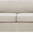 H.VERSAILTEX 3 Piece Stretch Sofa Covers for 2 Cushion Sofa Couch Covers for Living Room Sofa Slipcovers (Base Cover Plus 2 Seat Cushion Covers) Thicker Jacquard Fabric(Large Sofa, Island Fossi) (Medium-XL)