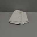 Woaboy 24x24 Inch Set of 2 Euro Decorative Linen Solid Throw Pillow Covers Boho Accent Farmhouse Pillowcases Modern Netural Home Decor for Couch Sofa Living Room Bed,Cream White