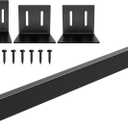 30" Slide-in Range Rear Filler Kit,Kitchen Stove Gap Covers for Stove-Black