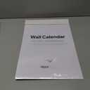 2026 Calendar, 12 Months, January to December, 17" x 12", Large Wall Calendar 2026 with Hanger, Calendar 2026 for Wall, 2026 Calendar Planner, Thick Paper, Spiral Binding, Simple and Aesthetic Design.