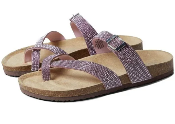 Madden Girl Perkr Lavender Multi Sandals, Size  2