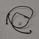 MoKitDora Stainless Steel Brake Line Oil Hose Kit for 10" Monkey Bagger Bars 1996-2013 Harley Touring Street FLHX Electra Glide FLHT No ABS, Black