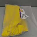 Dog Raincoat Reversible, Single Side Slicker Poncho Adjustable Waterproof Dog Rain Jacket with Leash Hole/Reflective Stripe Hooded Snowproof Windproof Clothes for Small to 3X-Large Dogs, 3XL (Yellow)