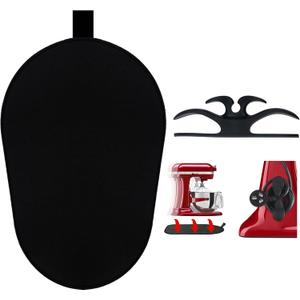 Sliding Mat for Kitchenaid Mixer, Mover Mat Pad for 5-8Qt Bowl Lift Stand Mixer, Kitchen Appliance Slider Compatible for Pro 600 Stand Mixer with Black Kitchen Accessory, Kitchen Aid Mixer Accessories