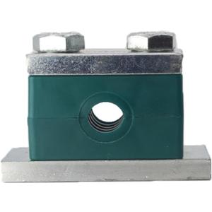 18MM Tubeclo Heavy Series Clamp, Polypropylene with Galv Plated Steel Hardware, Weld Mounting