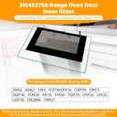 UPGRADED 316452758 Outer Oven Door Glass Compatible With Crosley Frigidaire Range Door Glass Parts 29.3" x 20.2" Stove Outer Glass Door Panel Replacement 4583012 AP6284729 PS12175974 316452719