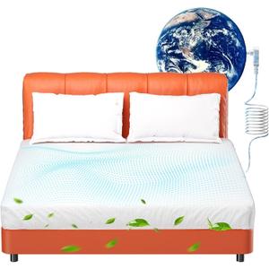 JWQEHUY Grounding Sheets California King,10% Pure Silver Fiber+90% Organic Cotton,Deep Pocket Grounding Bed Sheets.Grounded Fitted Sheets Set. (White)