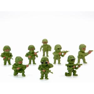Entervending Army Men Action Figure - Small Soldiers Toys for Kids - 24 Pcs Army Soldier Toy Playset - Military Toys - Toy Army Men - Army Party Decorations