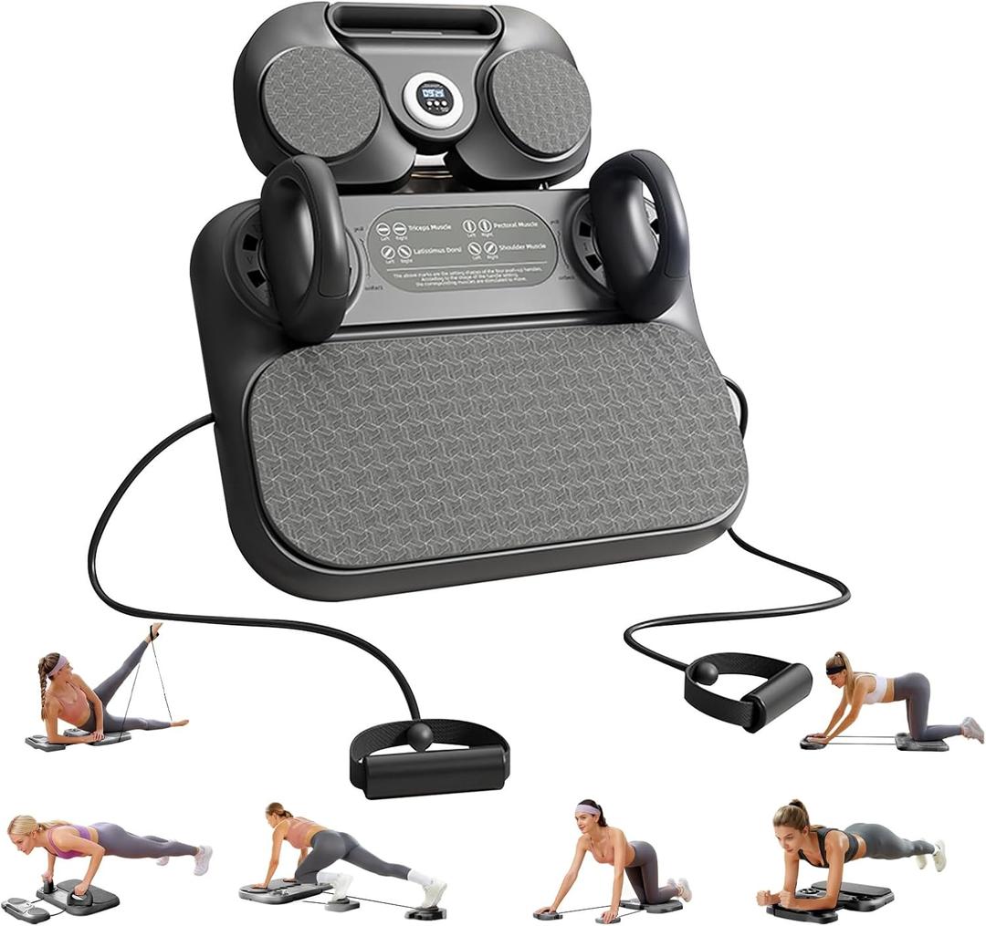 Pilates Board Portable and Foldable Reformer Set for Home Workout, Multifunctional Exercise Machine with Ab Balance Board for Women (Black) Pilates Board Portable and Foldable Reformer Set for Home Workout, Multifunctional Exercise Machine with Ab Balance Board for Women (Black)
