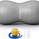 STOROMO Anti-Burst Peanut Ball,Kids Active Wiggle Seat,for Labor, Therapy, Kids with ADHD – Eco-Friendly Birth Ball for Pregnancy, Physical Therapy & Exercise– with Pump, Grey