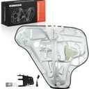 A-Premium Rear Passenger Side Power Window Regulator with Motor (2-Pin) | for Hyundai Elantra 2009 2010 2011 2012, Hatchback