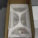 Aiilsmp 4 Pack White LED Wall Sconce Hardwired Indoor Wall Lights Up and Down Wall Mount Light for Living Room Bedroom Corridor Hallway Conservatory Cool White 6000K(with G9 Bulbs)