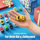 JOYIN 18 Pcs Pull Back City Cars and Trucks Toy Vehicles Set, Friction Powered Cars Toys for Toddlers, Kids Stocking Stuffers, Treasure Box Gifts for Classroom, Christmas Great Gifts for Grandkids