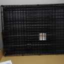 Amazon Basics Durable, Foldable Metal Wire Dog Crate with Tray, Single Door, 48 x 30 x 32.5 in, Black
