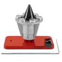 42-047 Magnetic Wall Mount Blade Balancer Replace # 339075B Lawn Mower Blade Balancer - Red Magnetic Wall Mount