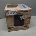 CHEFMAN 2 Qt Mini Air Fryer  Digital Space-Saving Compact Air Fryer with Nonstick and Dishwasher Safe Basket, Quick & Easy Meals in Minutes, Features Digital Timer and Shake Reminder  Black