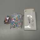 Landical 564 Pcs DIY Bead Keychain Kit Key Chain Making Craft Adjustable Letter Beads String Mama Sport Gift Alphabet Jewelry Accessories Holiday Party Favor for Adult(Heart, Dream Color)