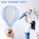3FT Hot Air Balloon Decorations, Inflatable BabyShowe!Decoration Balloon for Baby Birthday PartyweddingExhibitions, Air Pump Inclued (Blue)