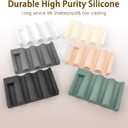 Soap Dish for Shower, Bathroom & Kitchen  Non-Slip, Self-Draining Design to Keep Soap Dry, Extend Soap Life  Easy to Clean, Compact & Durable (Beige, 2 pcs)