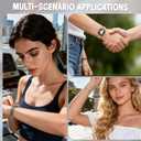 Slim Milanese Loop Compatible with Apple Watch Bands for Women Men , Stainless Steel Magnetic Mesh Strap for iWatch 38/40/41/42mm, Rose Pink