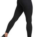 CRZ YOGA Secretsculpt Butterlift Workout Leggings 25" - No Front Seam High Waisted Womens Yoga Pants Booty Scrunch Butt (Black, XS)