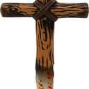 Nicky Bigs Novelties -Plastic Cross Stake - Fake Vampires Wooden Stake Prop - Zombie Hunter Halloween Costume Accessory