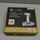 Purrfectzone Bidet Sprayer for Toilet, Handheld Sprayer Kit, Cloth Diaper Sprayer Set - Easy to Install - Stainless Steel