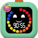 Visual Timer for Kids - 99 Minute Digital Rechargeable Countdown Kids Timer Visual for Classroom, Homework, Screen Time - Adjustable Autism, ADHD, and Time Management Tool (Green)