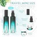 Domensi 20 Pcs 10/15/20/30 ml Perfume Travel Refillable Glass Bottles Spray Bottle Perfume Atomizer for Cologne Dispenser Leak-proof Fragrance Bottles Atomizer Pump Kit (15 ml,Amber Color)