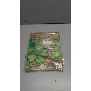 XCHI Wood Grain Green Shamrocks Clovers Eucalyptus Leaves St. Patrick's Day Table Runner Table Decoration for Party Home Kitchen Dining Holiday Decor 13x108 Inch