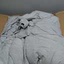 Bedsure Queen Comforter Set - Grey Soft Bedding for All Seasons, Cationic Dyed Bed Set, 3 Pieces, 1 Queen Size Comforter (90"x90") and 2 Pillow Shams (20"x26"+2")