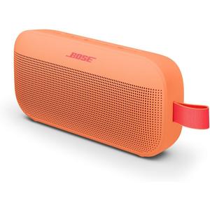Bose SoundLink Flex Bluetooth Speaker (2nd Gen) - Portable Outdoor Speaker with Hi-Fi Audio, Waterproof and Dustproof, USB-C, Up to 12 Hours Battery Life, Sunset Peach - Limited Edition Color