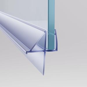 SVNR Shower Door Bottom Seal, 1/4" x 39" Shower Door Seal Strip, Glass Shower Door Sweep, Stop Leaks and Create a Water Barrier, Clear Vinyl, 6MM