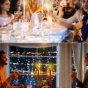 Treela 72 Pcs Flameless LED Taper Candles Battery Operated Candles Bulk 11 Inch Flickering Fake Candlesticks with Warm Light for Valentines Day Church Wedding Party Battery Not Included(Classic,Ivory)