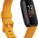 Fitbit Inspire 3 Fitness Tracker – Advanced Health Insights with Stress Management, Workout Intensity & Sleep Tracking, 24/7 Heart Rate, Includes Small and Large Classic Bands - Morning Glow/Black