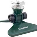 Melnor Revolving Sprinkler; Heavy-Duty Metal Construction; Waters up to 35' Diameter (7800),Green