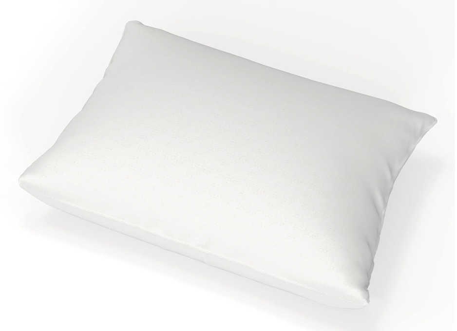 AllerEase Cotton Fresh Allergy Defense Bed Pillow 1 Pack, Antimicrobial, Odor Neutralizing Fabric, Hypoallergenic Fill, 100% Cotton Cover, Machine Washable, Temperature Balancing, Jumbo, White 28"x20"