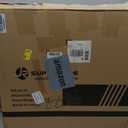 SUPERJARE 0.4'' Thick 12 Pcs 48 Sq Ft Rubber Top Exercise Equipment Mats, High Density EVA Foam Mats with Rubber Top, Interlocking Gym Flooring for Home Gym, Protective Workout Mat, Black