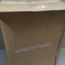 simplehuman 45 Liter / 12 Gallon Rectangular Kitchen Step Trash Can with Soft-Close Lid, Grey Plastic