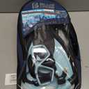 Cressi Traveler Set - Adult Snorkel Set Wide View Mask, Dry Top Snorkel and Fins - Comfortable and Light - Designed in Italy