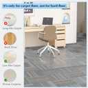 Tonaus Office Chair Mat for Carpet, 48"x36" Carpet Chair Mat for Low Pile Carpets, 2.2mm Transparent