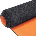 60" x 72" Heavy Duty Oil Spill Mat, Garage Floor Mat for Under Car, 1/4 Inch Thicked Waterproof Rubber Backing Mat Protect Floor, Reusable Oil Drip Leak Absorbent Pads