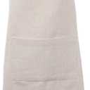 DII 100% Cotton Solid Chambray Kitchen Set, Chef Apron, Natural, 1 Piece