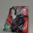 CuteBone Fleece Dog Vests Christmas Red with Turtleneck, Half Zip-Up & Pullover Winter Sweaters Shirts for Small & Medium Dogs - Warm Thermal Jackets with D-Ring, Ideal for Cold Weather DZBX03L (Large)